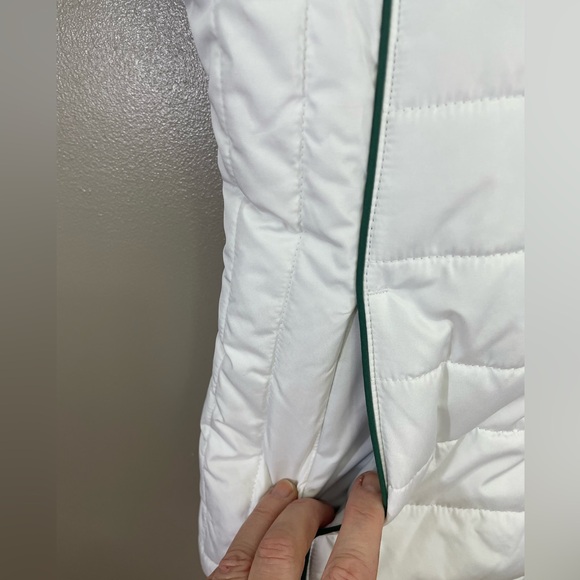 NHL Minnesota Wild Women's Zip-Up Polyfill Vest in White Medium - Picture 4 of 9